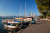 Fethiye marina, lycian coast, Mediterranean Sea, Turkey