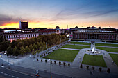 Blick auf die Humboldt Universität, Unter den Linden, Berlin Mitte, Berlin, Deutschland