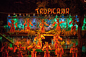 Dance performance at Tropicana cabaret club show, Havana, Havana, Cuba, Caribbean