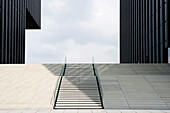 Treppe im Medienhafen, Düsseldorf, Nordrhein-Westfalen, Deutschland, Europa