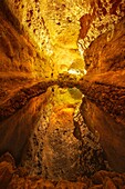 Los Verdes Cave  ´Cueva de los Verdes´, Haria, Lanzarote, Canary Islands, Spain.