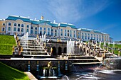 Rusia , San Petersburg City, Peterhof Palace Summer Palace W H  , Garden , Fountains