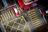 Bird´s eye view, walkways, Hong Kong, China