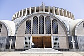 The new church of St  Mary of Zion, Aksum  Emperor Heile Selassie has commisioned the church around 1960  Aksum is the most important religious center of the ethiopian orthodox church  the Ark of the covenant, which is the holy of holy of the ethiopian ch