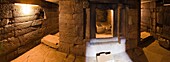 Panorama of Tomb of Gebre Meskel in Aksum  The ruins of Aksum Axum are listed as UNESCO world heritage  The history of the old Aksum is still shrouded in mystery  The oldest ruins may date back as long as to the 10 century BC and are linked to the queen o