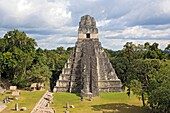 Temple I, Maya ruins of Tikal, near Flores, Guatemala