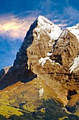 The Eiger North Face from Murren - Alps Switzerland