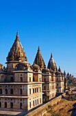 Spires of the Chhatris, Orchha, Madhya Pradesh, India