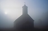 A small church in the vicinity of Caulin village on Chiloe Island, Chile