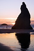 Sunset at Bandon Beach - Bandon, Oregon