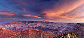 Panorama vom Grand Canyon, Desert View Point, Grand Canyon Nationalpark, UNESCO Weltnaturerbe Grand Canyon, Arizona, Südwesten, USA, Amerika