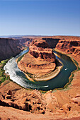 Horseshoe Bend with view of Colorado River, Horseshoe Bend, Page, Arizona, Southwest, USA, America