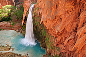 Wasserfall Havasu Fall, Havasu, Supai, Grand Canyon, Grand Canyon Nationalpark, UNESCO Weltnaturerbe Grand Canyon, Arizona, Südwesten, USA, Amerika