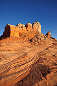 Bunter Sandsteinturm, Paria Canyon, Vermilion Cliffs National Monument, Arizona, Südwesten, USA, Amerika