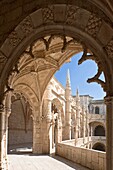 Portugal, Lisbon, Jeronimos Monastery, cloister