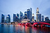 Singapore City,Down Town Skyline