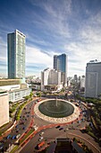 Indonesia-Jakarta City-Tugu Selamat Datang Square-Downtown Jakarta