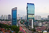 Indonesia-Jakarta City-Mohammad Husni Thamrin Avenue-Downtown Jakarta