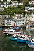 U.K,Cornwall,Polperro,the harbour