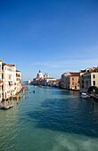 Italy, Venice, view of the city and the canal