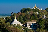 Myanmar (Burma), Sagaing State, Sagaing, Sagaing Hill, Soon U Min Koe Ze Pagoda