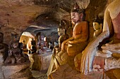 Myanmar (Burma), Sagaing State, Hpo Win Mounts, Po Win Daung, Maze caves or Wun Ga Bar