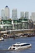 England,London,Docklands and River Thames