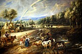 'England,London,The Wallace Collection Art Gallery,''The Rainbow Landscape''by Rubens'