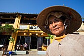 Vietnam,Hoi An,Portrait of Woman and Cafes
