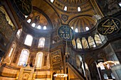 Turkey,Istanbul,Interior of Hagia Sophia
