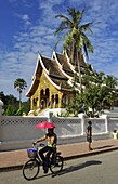 Asia, Southeast Asia, Laos, Luang Prabang, Haw Pha Bang temple in the Royal Palace