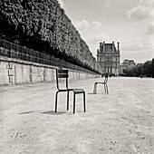Two Chairs, Tuileries Garden, Paris, France