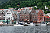 Speicherhäuser am Hafen, Bergen, Norwegen