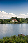 Klostersee bei Seeon, Chiemgau, Bayern, Deutschland