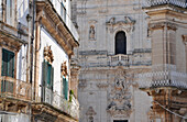Am Duomo, Dom San Martino in Martina Franca, Apulien, Italien