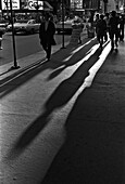 Streetscene and Shadows, Chicago, Illinois, USA