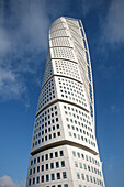 High rise building Turning Torso, architect Santiago Calatrava, Malmo, Sweden, Europe