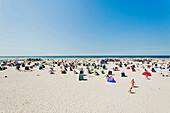 At the beach of St Peter Ording, Northern Frisia, Schleswig-Holstein, Germany