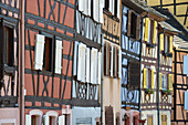 Colourful half timbered houses, Petite Venise, Colmar, Alsace, France
