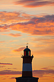 Lighthouse at sunset, Helsinki, Southern Finland, Finland, Europe