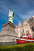 USA, Nevada, Las Vegas, New York-New York Hotel, Statue of Liberty