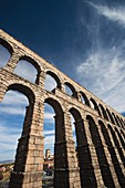Spain, Castilla y Leon Region, Segovia Province, Segovia, El Acueducto, Roman aqueduct