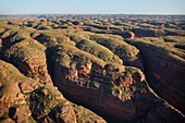 Aerial view of Bungle Bungles, Purnululu National Park, Kimberley Region, Western Australia, Australia