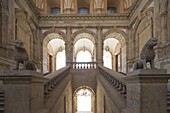 Anaya Palace, stair  Actual Filology School, Salamanca University, Salamanca, Castilla y León, Spain