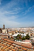 View of Malaga, Andalucia, Spain