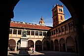 Historical university building, Oviedo, Asturias, Spain.