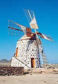 Windmill. Fuerteventura island, Canary Islands, Spain.