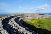 Ireland, County Galway, Aran Islands, Inishmore, Dun Aengus Dun Aonghasa fort