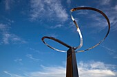 Washington, DC - A sculpture titled ´Infinity,´ by Jose de Rivera, outside the National Museum of American History