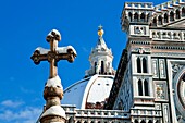 The Duomo Cathedral with snow during winter time, Firenze, Tuscany, Italy, UNESCO World Heritage Site